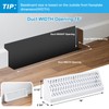 Blulu 2 Pack 18 Inch Baseboard Register Vent Duct Opening