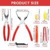 Xiaokeis 6-Pack Relay Puller Pliers, Fuse Puller Pliers, Auto Relay