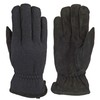 Manzella Men's Wool Knit Casual Glove Black LG/XL