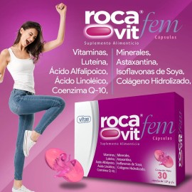Rocavit Fem C30 Vitaminas Y Minerales Para La Mujer Na - de, y,