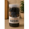 J J Crunch N Munch Afghan Black Seedless Raisins, Organic,