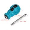 Mini Stubby Screwdriver, Magnetic Dual Purpose Crossing Slot Bits Screwdriver,