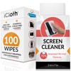 iCloth 70% Isopropyl Alcohol Large Screen and Electronics Wipes, Lint-Free,