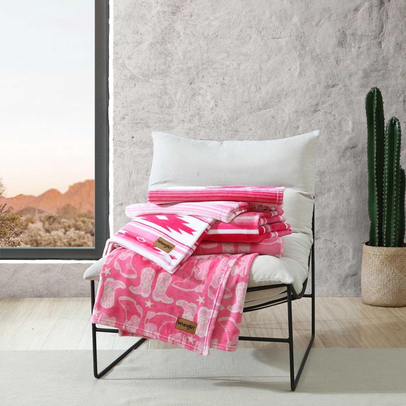Wrangler - Throw Blanket, Super Soft Premium Plush Bedding, Western