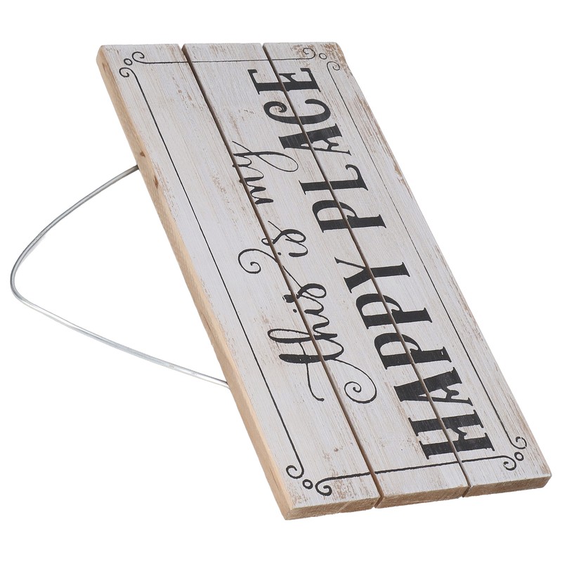 Decorative Wooden Sign Novel Waterproof Table Sign Hanging Decoration with