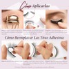 Pestañas Autoadhesivas Instant Glam｜Reutilizables｜Diseño de Una Pieza (11-16-17 mm)