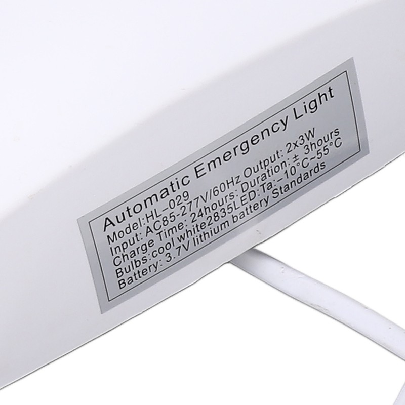 LED Emergency Light Two Head Adjustable Commercial Emergency Lighting Fixtures