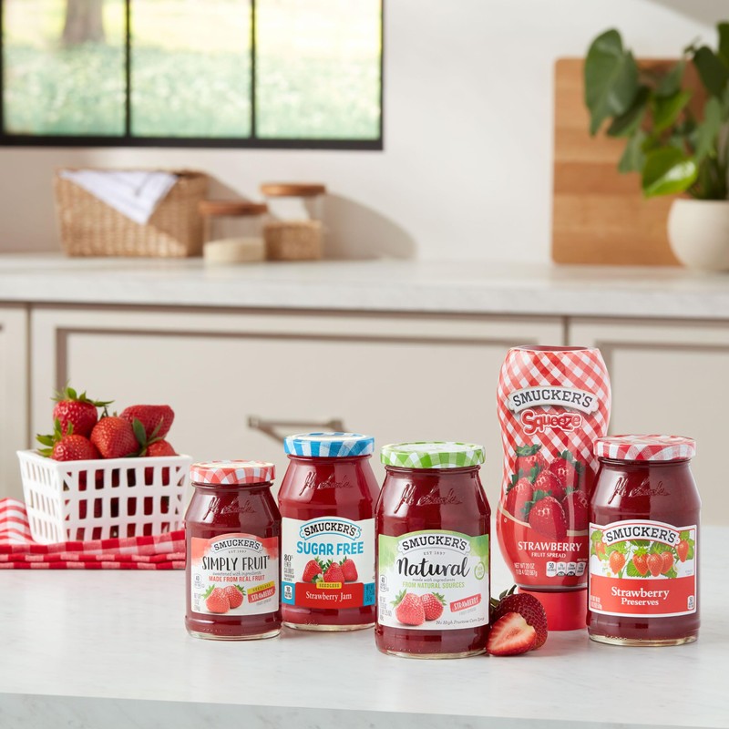 Smucker's Strawberry Preserves, 18 Ounces (Pack of 6)