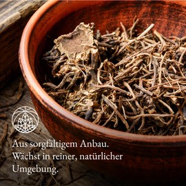 Valerian Root Tea Monte Nativo (200 g) - Valerian Tea Loose (Valerian Root) - 100% Natural & Gently Dried from Real Valerian Root - Gentle Herbal Tea for Preparation as Valerian Tea