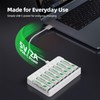WENJOOP 8-Slot Smart AA AAA Battery Charger for 1.2V NiMH/NiCd