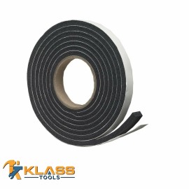 KlassTools 1.2" Wide x 0.8" Thick x 6.6 Ft. Long  Airtight  / Gap Seal / Weather Seal Tape - 1