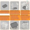 WESAPPINC Rolling Laundry Hamper with Lid, 70L Perforated Plastic Basket