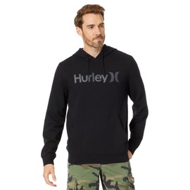 Hurley Men's One & Only Solid Fleece Pullover Hoodie, Black 1