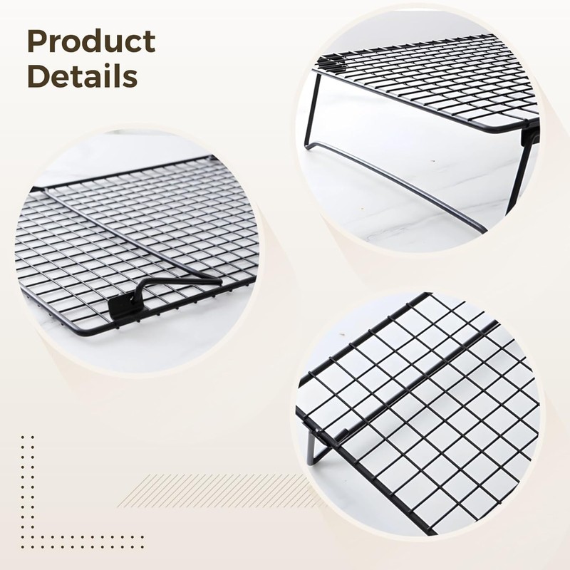 Extra Large Foldable Cooling Rack - Multi-Purpose Baking Cooling Rack