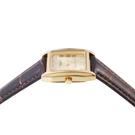 Miykon Vintage Watches for Women | Small Dainty Tank, Square Womens Watch with Genuine Leather Strap and Second Hand | Ion Polished, Luminous Hands, Scratch Resist, Japan Quartz, 100ft Water