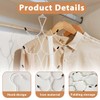 HAMKU Pack of 1 Scarf Holder, Belt Organiser with 12