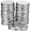 Pangda 24 Pack Stainless Steel Mason Jar Lids, Regular Mouth