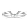 Mameloly Wedding Bands for Women Pear & Round Shaped CZ