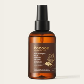 The COCOON Original Viet Nam Sacha Inchi Oil Hair Tonic 140ml, Reduce Hair Loss, Moisturizing and Hydrating for Dry, Damaged, Frizzy Hair