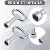DGUSO Square Key 3 Pieces Square Key 8 mm Square