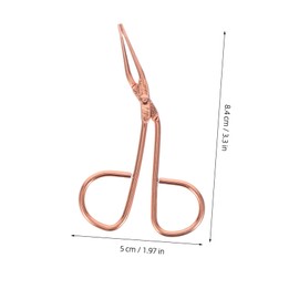 SAFIGLE Stainless Steel Eyebrow Tweezers Set 2PCS Precision Tip Scissor Handle Tweezers Beauty Accessories for Men and Women for Eyebrow Grooming and Facial Hair Removal