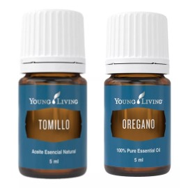 Young Living Kit De Aceites Esenciales De Tomillo Y Orégano Young Living