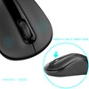 Rii RM100 Wireless Mini Mouse USB Black (RM100 Black)