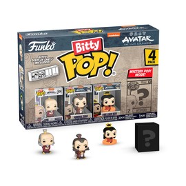 Funko Bitty Pop!: Avatar: The Last Airbender Mini Collectible Toys 4-Pack - Iroh, Admiral Zhao, Firelord Ozai & Mystery Chase Figure (Styles May Vary)