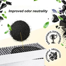 8 Stück Aktivkohlefilter,Umluftersatzfilter Zubehör,für Siemens HZ9VRCR0 17004796/Bosch HEZ9VRCR0 17004805/Neff Z821VR0 17004806/Gaggenau CA282111/Constructa CCZ9VRCR0 17006669