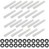 22pcs Garage Door Hinge Quiet Roller Sleeves and 22pcs Roller