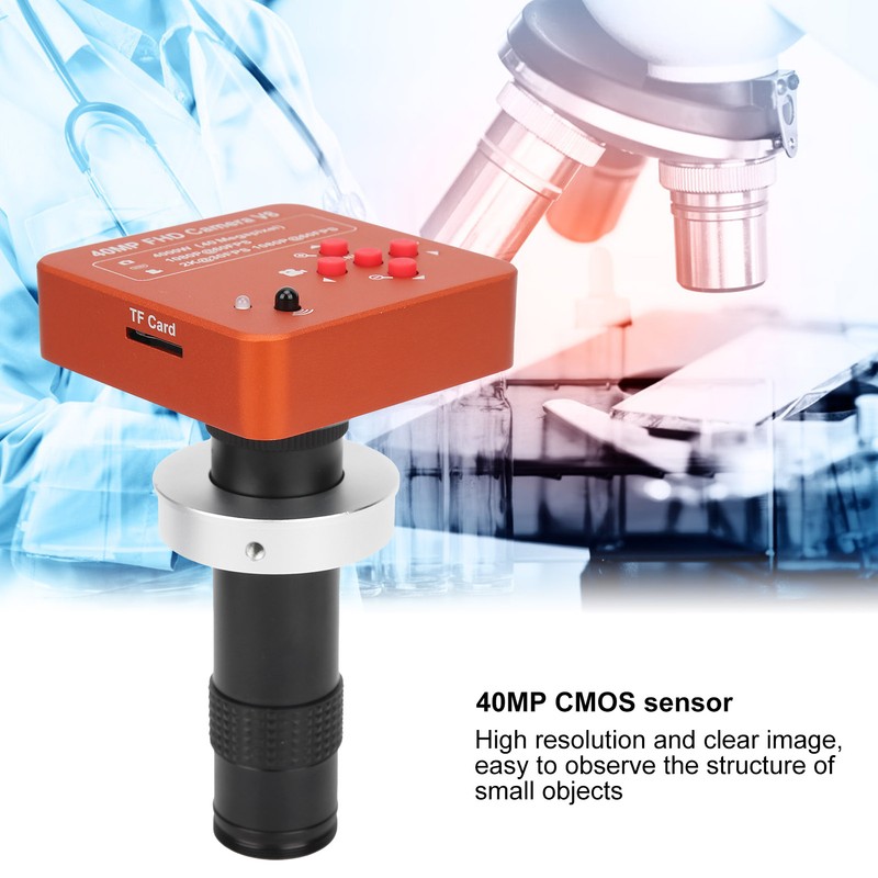 KP-130X-4100 Electron Microscope Camera with Lens 40MP Industrial Camera AC100-240V