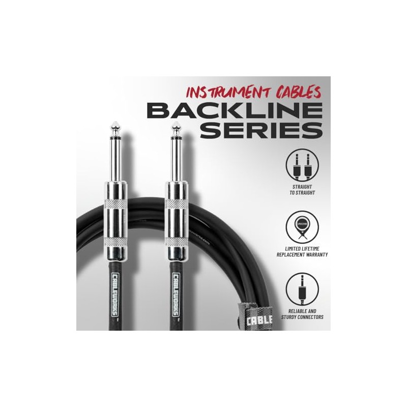 Gator Cableworks Backline Series - Cable para instrumentos de 20