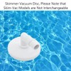 TopHomer 1Pcs Pool Skimmer Vacuum Plate 90 Degree Combo Hose