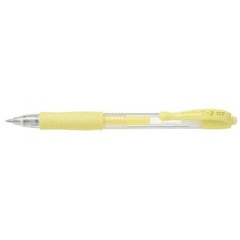Pilot Set of 3 Pens Writing Gel G2 07 Pte Average Yellow Pastel