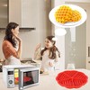 3-teilige Waffelform, Waffelform, Back-DIY-Werkzeuge, Kuchen- und Keks-Backdekorationswerkzeuge, Silikon-Muffinform mit Pinsel