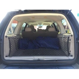 EACCESSORIES EA Trunk Organizer Cargo Net for Ford Expedition Lincoln Navigator 1997–2017 – Envelope Style Cargo Net for SUV – Premium Mesh Car Trunk Organizer – Compatible with Expedition Navigator