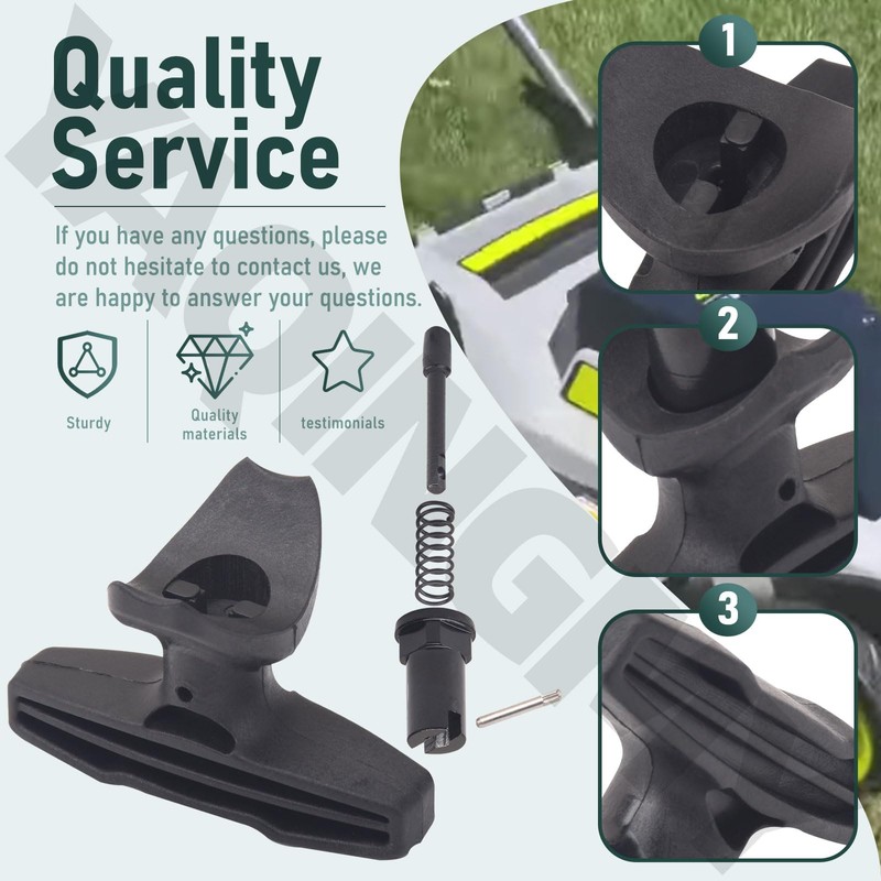 YAQINGMY 40V Lawnmower Handle Pin Lock Compatible with Ryobi 40
