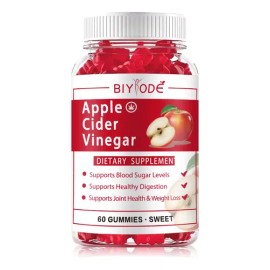 Gomitas Vinagre Manzana Biyode Sabor Manzana Dulce Veganas 60u                                                                                        