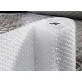 Burbutek Plástico de Poliburbuja Grande Transparente 5m x 1.22m para Empaque y Protección de Objetos Frágiles