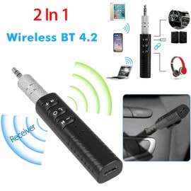 Unbranded 3.5mm Wireless Bluetooth Receiver AUX Audio Stereo Music Hands Free Car Adapter1