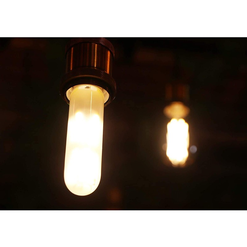 Leools T10 Led Frosted Bulb, 8W Dimmable Tubular LED Light