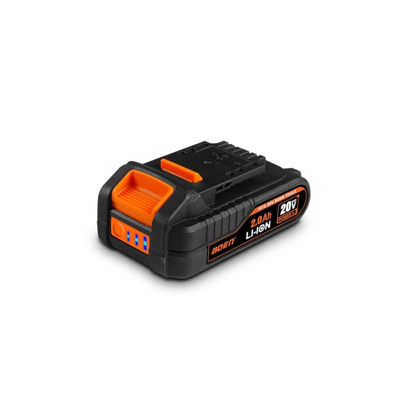 boen 20V MAX 2.0Ah Lithium Compact Battery, 2000mAh, Compatible 20V
