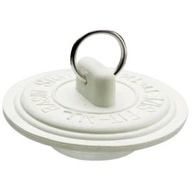 Keeney PP22006 Plumb Pak Duo Fit Drain Stopper, 1-5/8 x 1-3/4", White