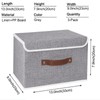 Yawinhe Storage Boxes with Lids 3 Pack, Collapsible Storage Bin