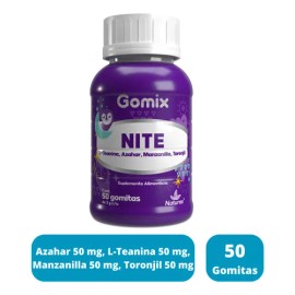 Gomix Nite Relajante Y Tranquilizante Insomnio Y Estres Sabor Sin sabor