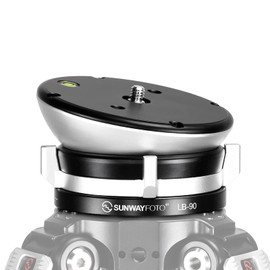 SUNWAYFOTO LB-90 Levelling Foot Tripod Head, 25kg Load Capacity