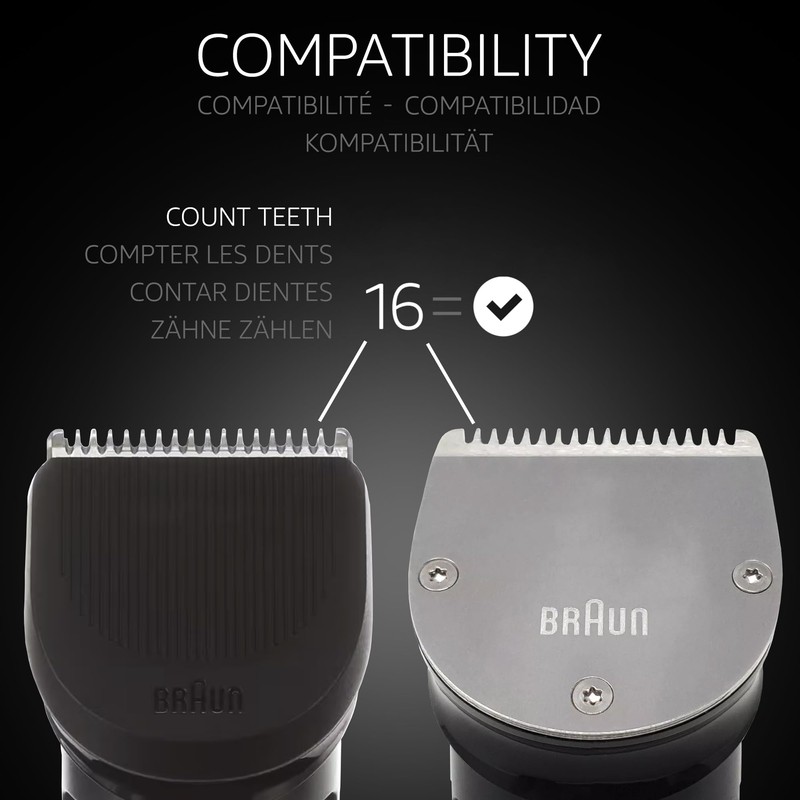 Braun Precision Beard Trimmer Attachment - Replacement Part for Braun