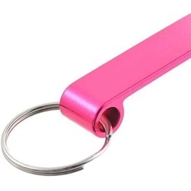Pink Portable 4 Close 1 Bottle Opener Key Chain Key Chain Metal Key Chain Bottle Openers Automobile Charm Keychains