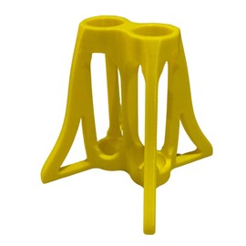 Plant Propagation Tubes Stand, Holds 2 x 16mm Tubes, Minimalist Display Holder for Hydroponic Plants, Rooting & Water Propagation