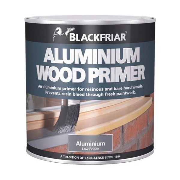 Blackfriar BKFWPA250 Wood Primer, 250 ml, Aluminium